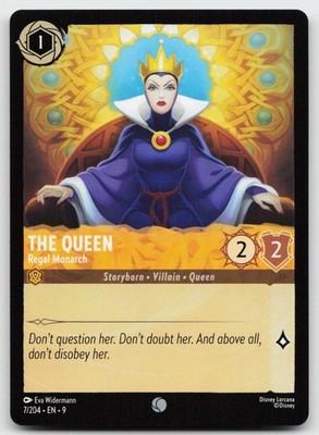 The Queen - Regal Monarch 7/204 Common Fabled Lorcana Near Mint