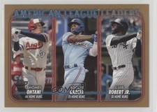 2024 Series 1 League Leaders Gold Shohei Ohtani Adolis Garcia Luis Robert 19zq