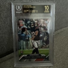 2024 Topps Now Caleb Williams #2 (RC) Black Label BGS 10 Pristine Debut 1st Win