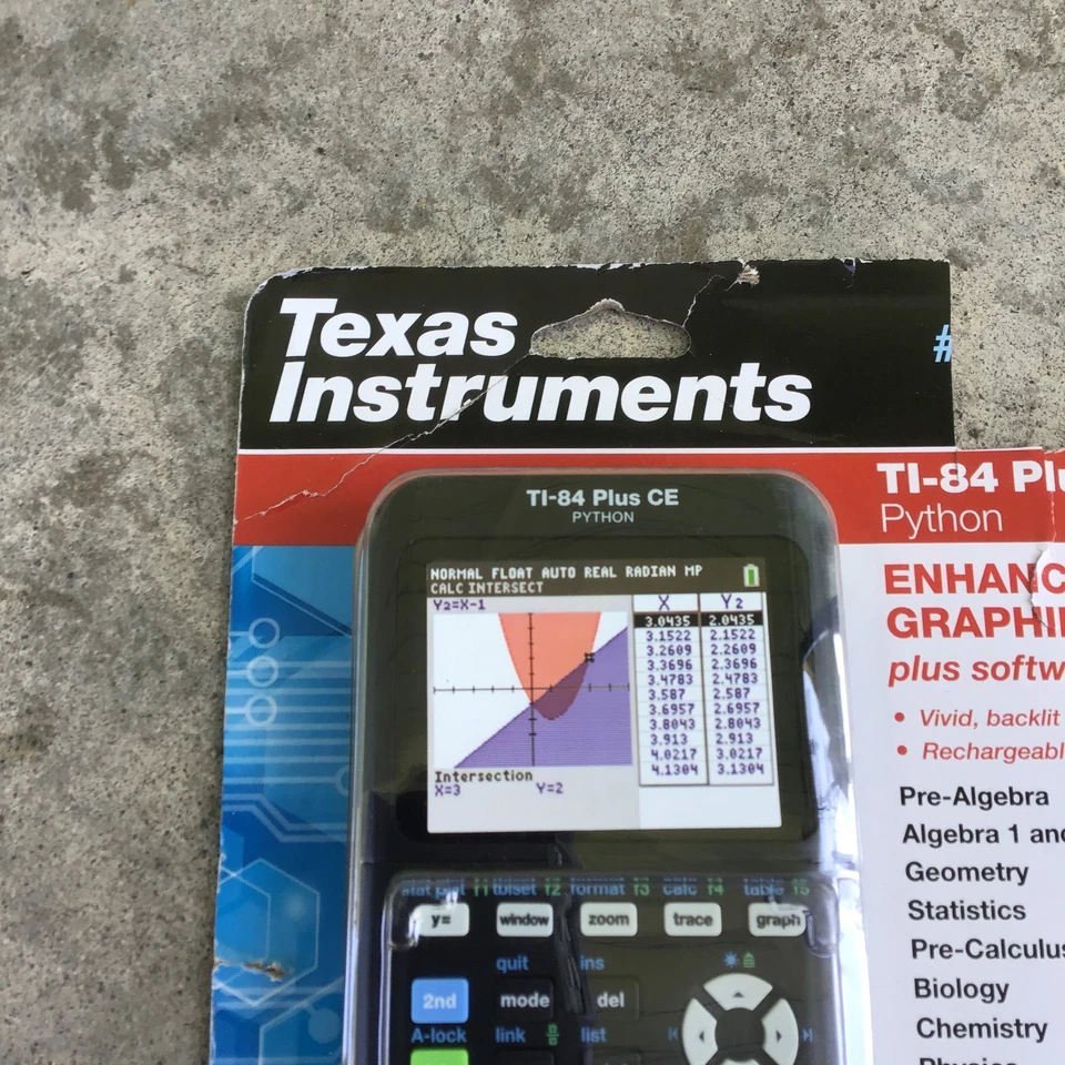 Texas Instruments TI-84 Plus CE Python Graphing Calculator Black - Image 2 of 4