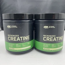 2x Optimum Nutrition, Micronized Creatine Powder, Unflavored, 300g 1/2027 FRESH