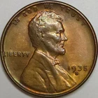 1935-S Lincoln Wheat Cent - Uncirculated/Toned (Lot#1)