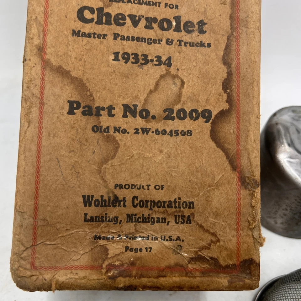 Chevrolet Master & Truck NORS 1933 1934 bomba de aceite #604508 hecho en EE. UU. Foto 4 de 4