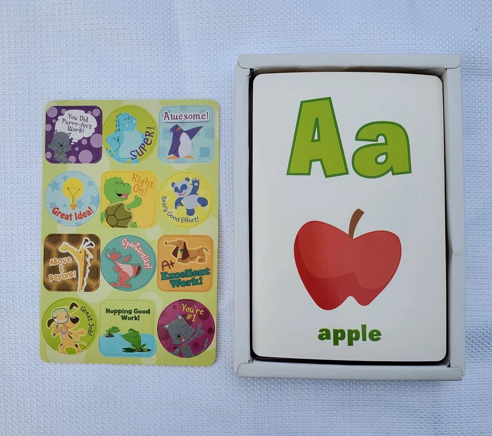 Playskool ~ Tarjetas Flash Aptas para Niños de 3 años - Aprendizaje Temprano con Pegatinas Foto 4 de 4