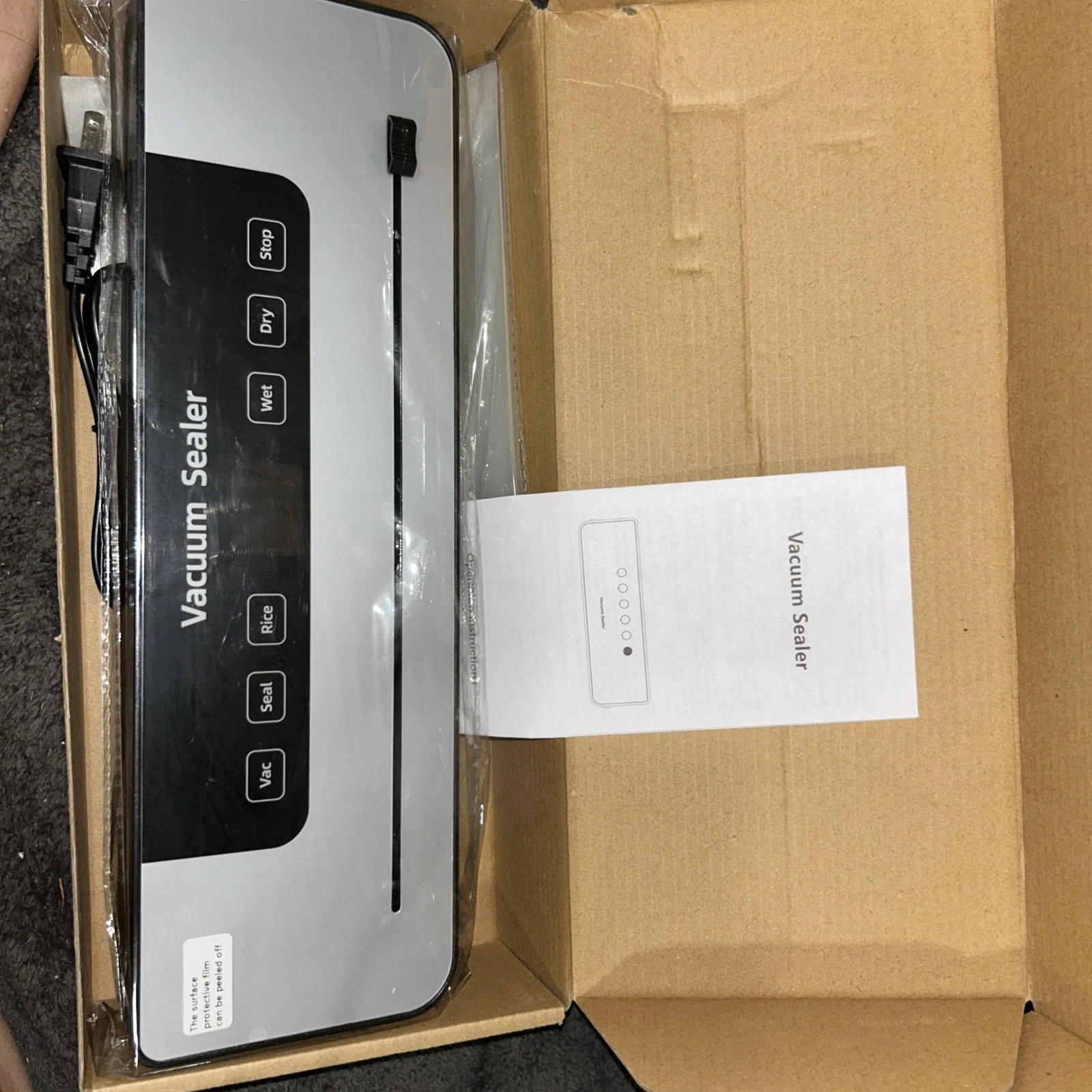 Electric Vacuum Sealer with 11.81 in Sealing Length, Wet Dry Modes
Opens in a new window or tab