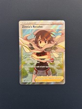 Pokemon Zinnia's Resolve Full Art Card 203/203 Evolving Skies nm/lp