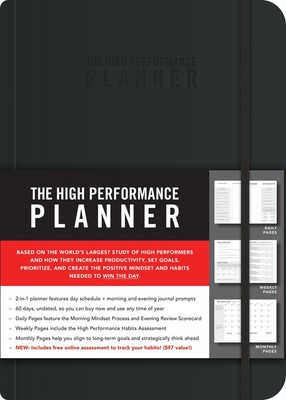 The High Performance Planner by Brendon Burchard (English) Paperback Book