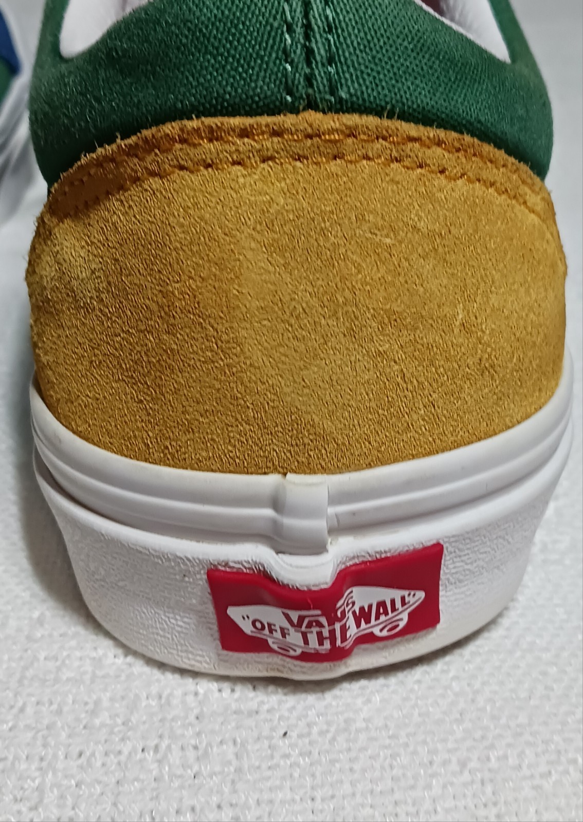 VANS Old Skool "Yacht Club" Sneakers In  Blue, Green, Yellow And Red. Size 9.5 thumbnail 4