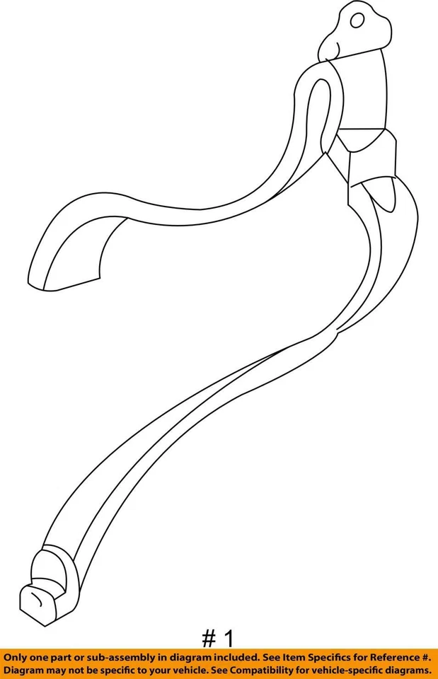 KIT DE CINTURÓN R/ASIENTO #2 RETRO SI 88951223 PARA CHEVROLET VENTURE 1999-2002 - NUEVO OEM Foto 3 de 3