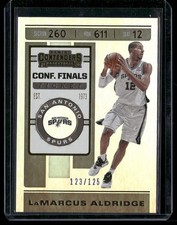 2019-20 Panini Contenders #68 LaMarcus Aldridge Conference Finals Ticket #/125