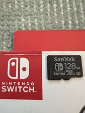 SanDisk Nintendo Switch 128 GB Micro SD XC Card Flash Storage Memory Card