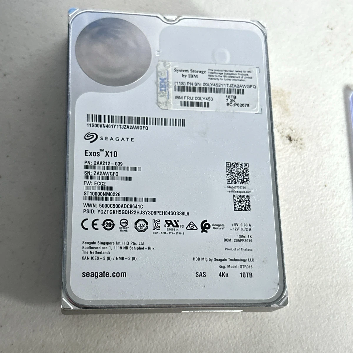 25+ SAS Internal Hard Disk Drives 10 TB Storage Capacity for sale