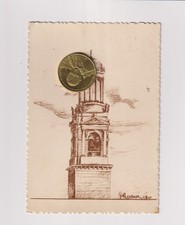 SORESINA Cremona - Campanile - Illustratore: Misani! FG VG. 1954
