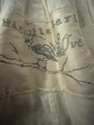 Vintage Magnolia Pearl White Linen Wide-Leg Cropped Pants Elastic Waist sz s/m — photo 3