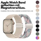 Für Apple Watch Solo Loop Armband Nylon elastisch✅Series 11 10 9-1 SE geflochten