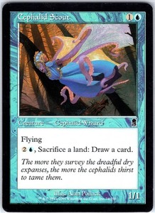 Cephalid Scout #74 Odyssey Magic: The Gathering Common