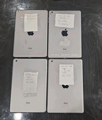 *Lot Of 4* Apple iPad mini 2 A1489  As Is Repair