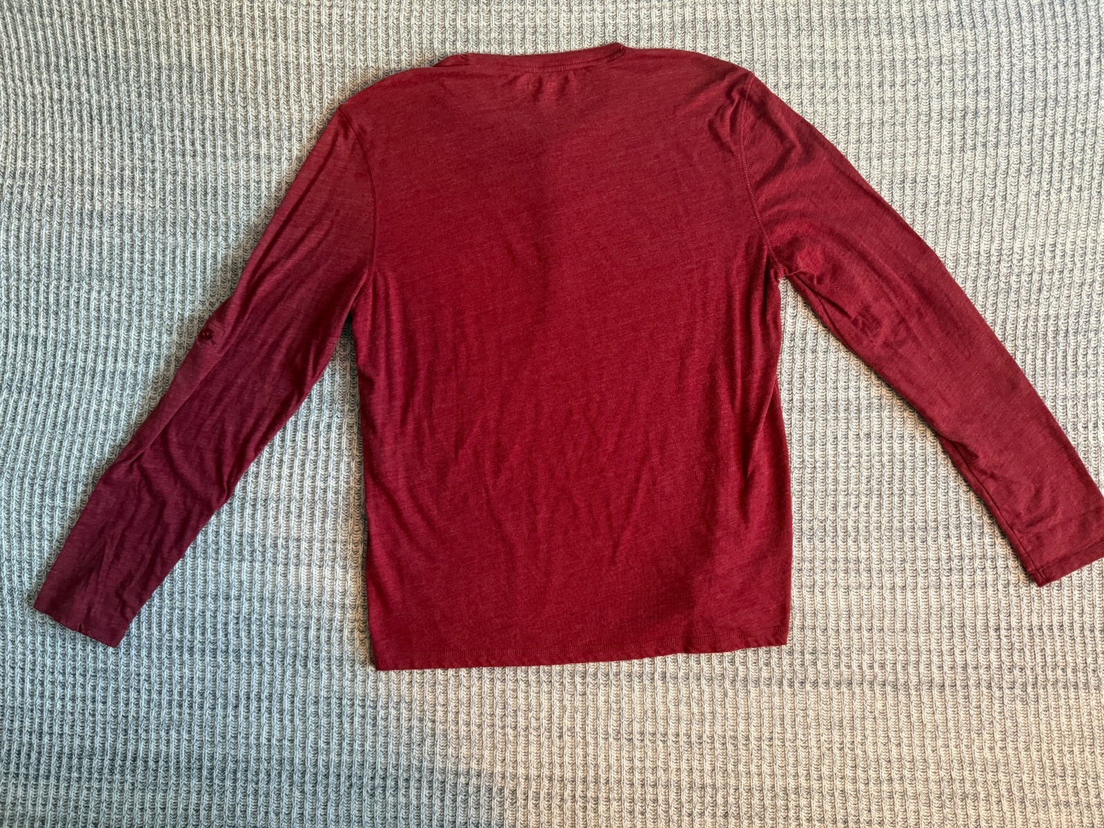 Express Men’s Large Quarter-Button Pullover - Mar… - image 10