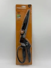 Fiskars 180° Rotating Grass Shears • 5" Steel Blades • Lawn Edging Trimmer • New