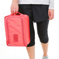 Travel Shoe Bag Portable Storage Organizer Zip Pouch Packing Case