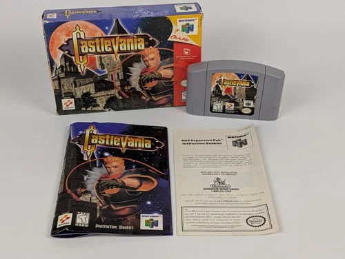 Castlevania (N64 Nintendo 64)➡️CIB Complete - AUTHENTIC - Tested?
