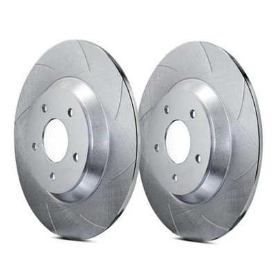 For Mercedes-Benz SLK350 05-11 ATL Autosports Slotted Rear Brake Rotors