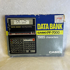 Casio Data Bank PF-7000 Vintage Calculator/Organizer with Box