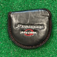 Ray Cook Silver Ray Mallet Putter Black Red Headcover Golf Rounded Head Cover