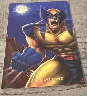 1994 The Flair Wolverine X Men Blue Mutant Genesis. Item # 2.Excellent Condition