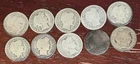 Barber 10c Silver Dimes Lot of 10