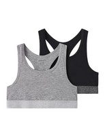 MäDchen Top 2Er Pack, Name It Nkfshort, Schwarz, GrößE 122, T-Shirt