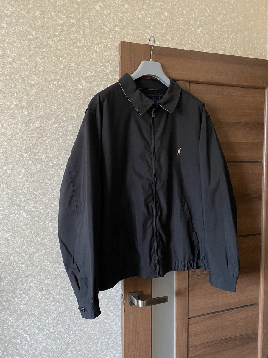 POLO RALPH LAUREN ブラック　ナイロンジャケット Lサイズ Polo Ralph Lauren Men's Bi-Swing Windbreaker Jacket Black Size 3XB