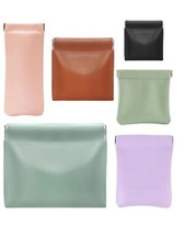 6 Pcs Small Makeup Bag for Purse, Snap Closure Organizer Pouch, Portable No Z...