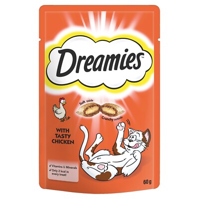 Dreamies Chicken Cat Treats 8 x 60g