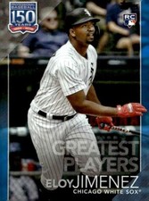 2019 Topps Update #150-13 Eloy Jimenez 150 Years of Professional Baseball Blue