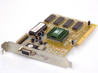 Rare: 8MB Palit Daytona 64S AGP 3.3V SIS AGP6326 EDO RAM VGA GPU Graphics Card