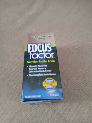 NEW Focus Factor  Dietary Supplement 90 Tablets
