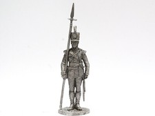 Tin 54mm Napoleonic Wars. Sergeant of Infantry Regiments 1:32 Scale Sculpture