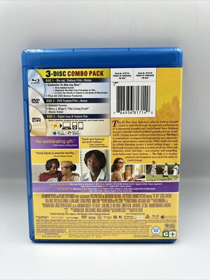 The Help (Three-Disc Combo: Blu-ray/DVD + Digital Copy) | eBay