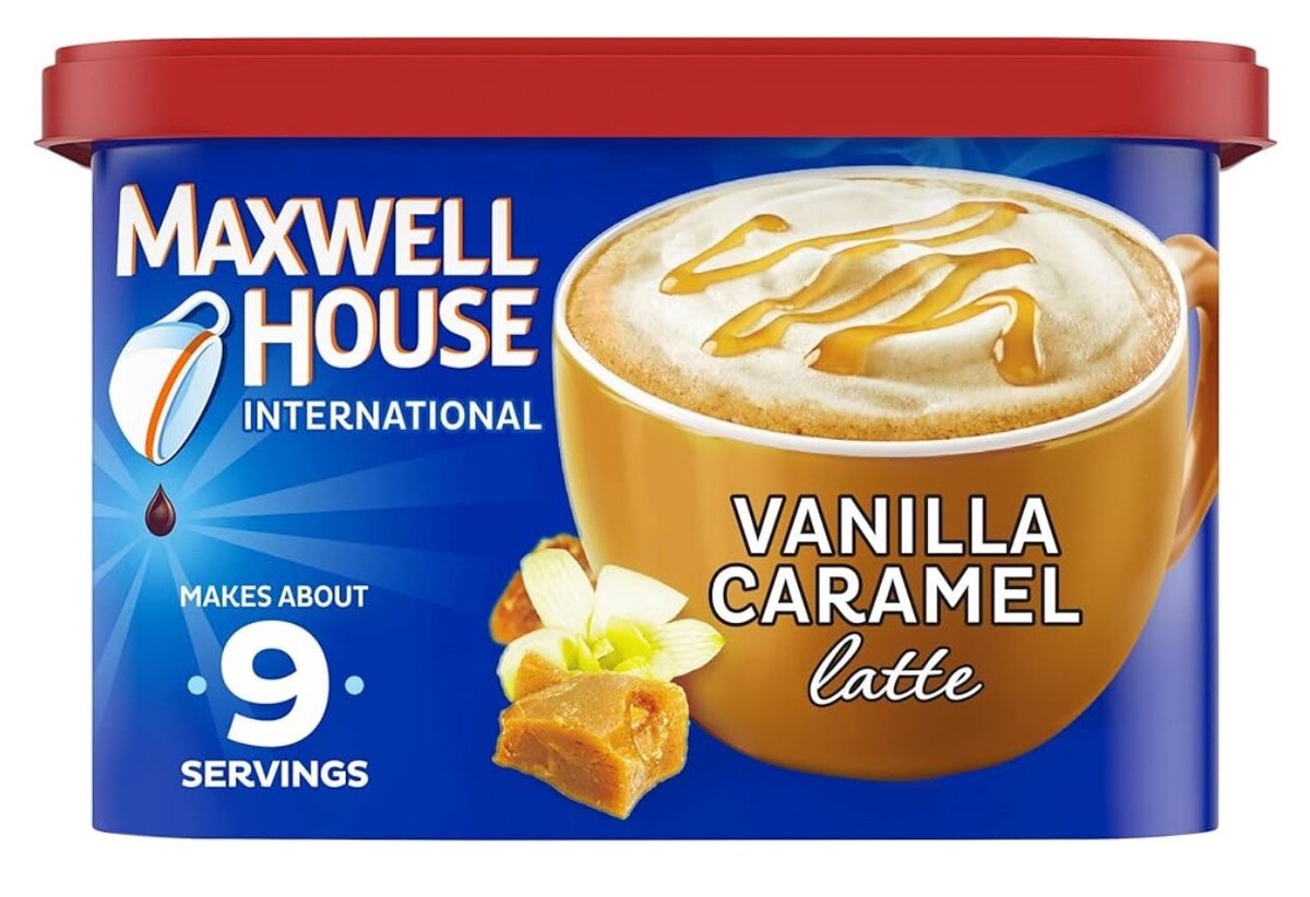 Maxwell House Vanilla Caramel Latte Café-Style ☕️ 8.7 oz