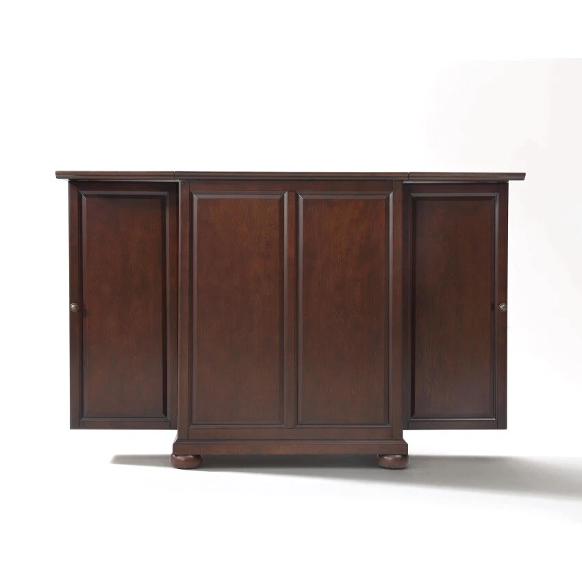 Alexandria vintage mahogany expandable bar cabinet deals