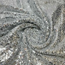 Sequin Sparkly Shiny Material Bling Glitter Dress Craft Drape Fabric 58" Meter