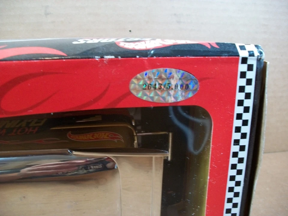 Hot Wheels Red Line Club 2002~escala 1:18~autobús de arrastre VW personalizado~cromo~2643/5000 Foto 4 de 4