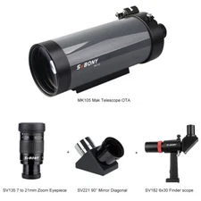 SVBONY MK105 Astronomical Telescope+Zoom Eyepiece+Finder scope+Mirror Diagonal
