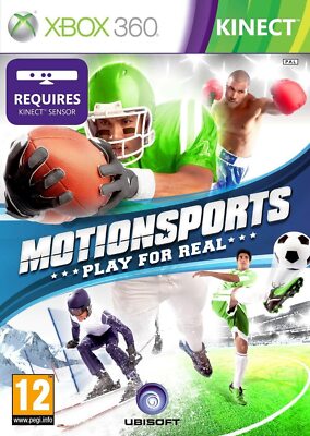 Xbox 360 Kinect MotionSports Play For Real PAL UK BRANDNEU & VERSIEGELT