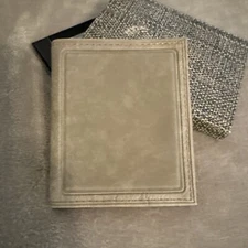 Pick Pocket Proof Suede Panel Dark Brown Bifold Wallet Vitronic Line PPP VTG 80s