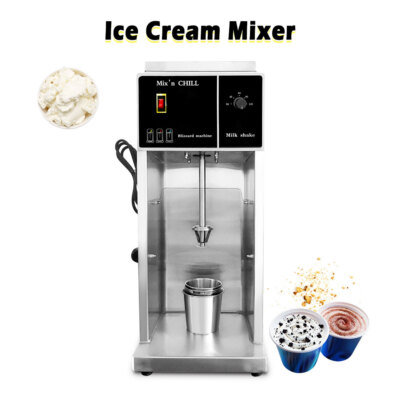 GZZT Eiscreme Mixer Kommerzielle Milchshaker Maschinen Edelstahl Eismixer 300W