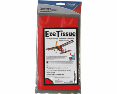 Deluxe Materials BD71 Eze Tissue Red 75x50cm (5pcs) Modell