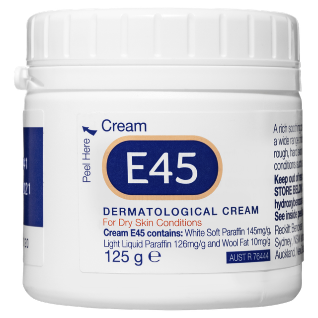 e45 cream white soft paraffin