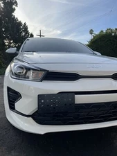 Front Bumper Mount Tow Hook License Plate Tag Bracket For KIA Rio 2021-2023 New